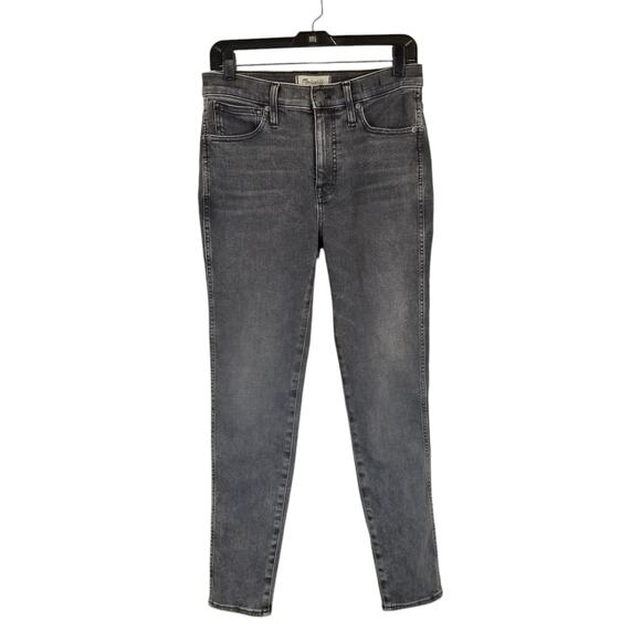 Madewell Women's 10 Inch High Rise Skinny Jeans Gray Size 28 / 6 - Picture 2 of 10